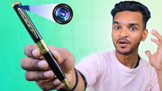 Spy Pen Camera Unboxing amp Review  spy pen camera how to use  spy pen review [upl. by Adnohs264]