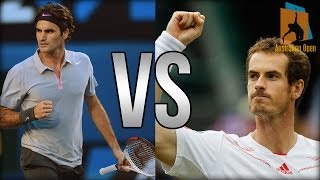 Roger Federer Vs Andy Murray Australian Open 2014 HIGHLIGHTS [upl. by Sparky]