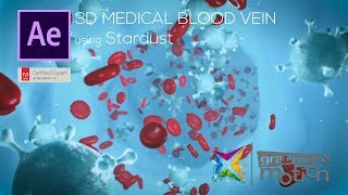 Medical Blood Vein using Stardust  After Effects Tutorial [upl. by Magner]