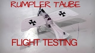 Ultra Micro Rumpler Taube Build Flight Testing [upl. by Xxam]