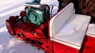 1962 Polaris Snow Traveler K95 snowmobile  Fully restored in a museum and other vintage models [upl. by Benedikt]