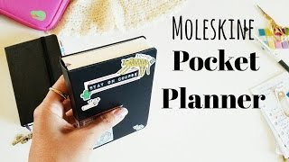 Moleskine Planner Setup pt 1  Pocket Agenda [upl. by Jurgen]