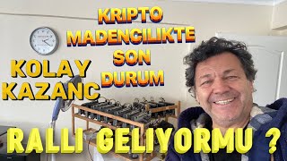 KRİPTO MADENCİLİKTEN NEKADAR PARA KAZANIYORUMKRİPTO MADENCİLİK KARLIMI  hayallerinierteleme [upl. by Aldercy]