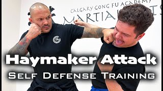 Haymaker Punch  Self Defense Training [upl. by Kristina]