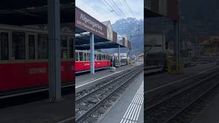 Schynige Platte Bahn Captured at Interlaken  Switzerland Winter 2024 [upl. by Matt]