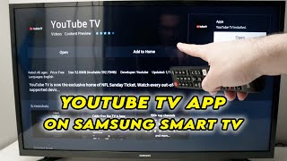 How to Install Youtube TV app on Samsung Smart TV [upl. by Ellemrac460]