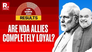 Elections 2024 Can BJP Completely Count On Its Allies As Results Take Unexpected Turn [upl. by Dorise]