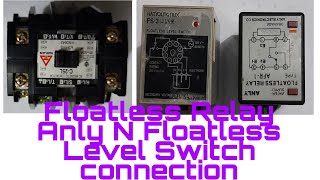 Floatless relay Anly N Floatless level switch connection [upl. by Satsoc]