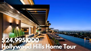 Touring a Staggering 25M West Hollywood Luxury Home  Los Angeles Property Tour [upl. by Asp536]