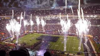 Super Bowl XLVIII 48 intro to the Pepsi Halftime Show with Bruno Mars [upl. by Arihppas]