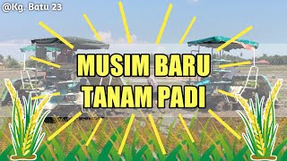 MESIN TANAM PADITANAM PADI SECARA MODEN DI SELANGORAGRICULTURE TECHNOLOGY [upl. by Aicittel102]