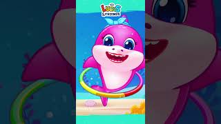 🦈 Baby Shark Song for Kids  Sing the Fun Baby Shark Song with Lucas amp Friends shorts [upl. by Consalve]