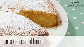 VideoPic  Torta caprese al limone [upl. by Kcirdneked]