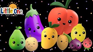 Dancing veggies Dancing fruits CUTE Animation  Baby Sensory video  High Contrast Sensory [upl. by Layol]