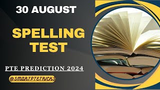 PTE Spellings Practice TEST  Most Repeated Spellings in the real exam August 2024 [upl. by Godding]