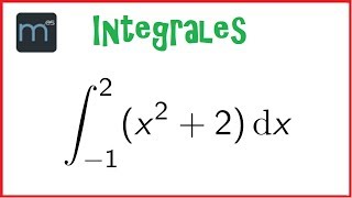 Integral definida sencilla integrales definidas [upl. by Nagaek]