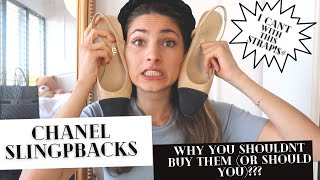 Why you SHOULDNT buy the CHANEL SLINGBACKS or maybe you should I Review Price Quality Comfort [upl. by Aleemaj334]