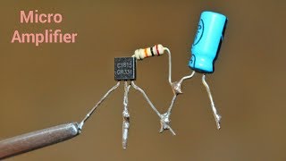 Make a mini Amplifier by using C1815 single Transistor [upl. by Ainet]