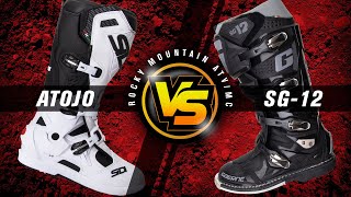 Sidi Atojo SRS vs Gaerne SG12  Which Motocross Boot is Best For You [upl. by Parthen]