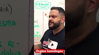 ÓRGÃOS HOMÓLOGOS evolução shorts [upl. by Ashman]