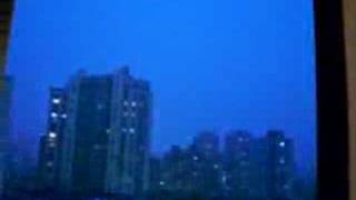 crazy lightning and thunder in shanghai [upl. by Esiouqrut]