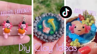 Diy Clay Axolotl Tiktok Compilation [upl. by Butte681]