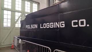 Polson Logging Co No 2 On Display At Oregon Rail Heritage Center [upl. by Ahseket629]