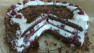 Torta sa višnjama  Schwarzwald torta  Najjednostavnija i naj [upl. by Uyr]