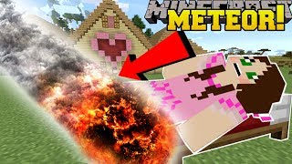 Minecraft METEORS NOTHING SURVIVES THESE DISASTERS Custom Command [upl. by Slen783]