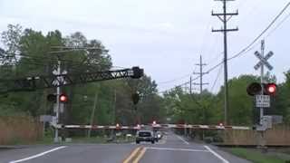 Conrail MOW Work Crane 05212014 [upl. by Wistrup296]