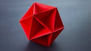 Origami Icosahedral Skeleton [upl. by Odnuges823]