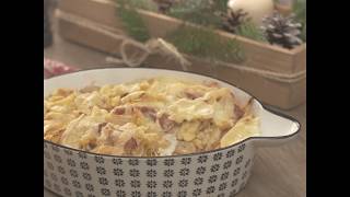 Épisode8  Gratin de Spaetzle à la Saucisse de Morteau et au Munster [upl. by Gniw938]