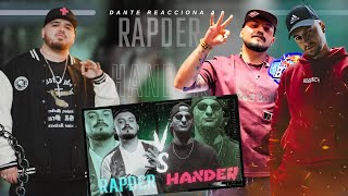 DANTE REACCIONA Y ANALIZA LA BATALLA DE RAPDER VS HANDER EN BATALLAS CANNABICAS 5 [upl. by Lleval]