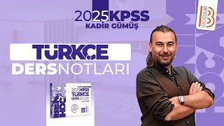 1 KPSS Türkçe  Ses Bilgisi 1 Ünlü Uyumları  Kadir Gümüş  2025 [upl. by Heyward95]