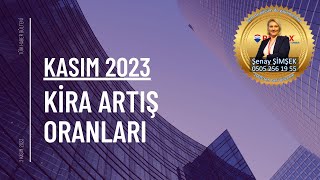 Kasım 2023 ayı Kira Artış Oranları İşte detaylar [upl. by Nomal300]