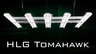 HLG Tomahawk LED grow light review [upl. by Yxor]