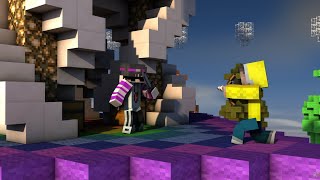 Clutching In Nethergames Bedwars  Minecraft Nethergames bedwars gameplay with new touch controls [upl. by Bobbe]