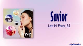 Lee Hi 이하이 – Savior 구원자 Feat BI RomEng Lyric [upl. by Bronder]