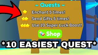 10 EASIEST QUEST 📜 In Pet Simulator X 🐾 Roblox [upl. by Hofmann]