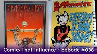 Comics That Influence – 038  Philippe Druillets Yragael Urm  Milton Knights Reform School Skunk [upl. by Annaihr]