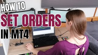 How to Set Orders in MT4 limit orders stops stop loss and take profit [upl. by Kanal29]