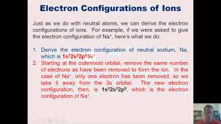 Chapter 7  Periodic Properties of the Elements Part 3 of 11 [upl. by Millar]