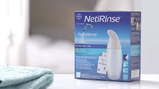 How to Use NetiRinse Sinus Rinse  hydraSense [upl. by Euqina]