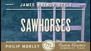 James Krenov Style Sawhorses [upl. by Ayokal]