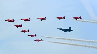 BEST AIRSHOW COMPILATION EVER  CHEROKEE MEDIA  Red Arrows Raptor Tucker Blue Angels [upl. by Vanderhoek]