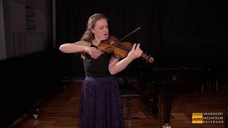 Eugène Ysaÿe Violin Sonata No 5 Danse Rustique  Freya Creech [upl. by Lainad]