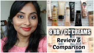 BB Creams  CC Creams  Review and Comparison  Available in India [upl. by Caines704]