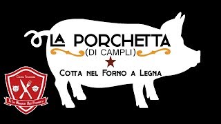 La Porchetta di Campli cotta nel forno a legna [upl. by Akima532]