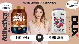 Best whey Atlhetica Nutrition ou Fresh Whey Dux qual é melhor Descubra agora [upl. by Aroled]