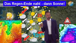 Letzte RegenTag dann sonniger amp wärmer Mittelfrist spannend Wettervorhersage 1622092024 [upl. by Sokin]